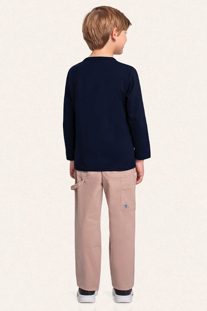 Camiseta manga longa em meia malha Spider-man