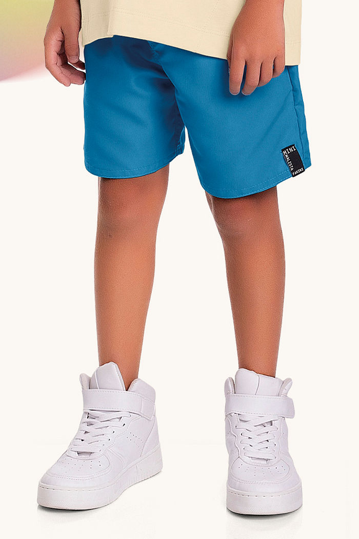 Bermuda em microfibra com bolso