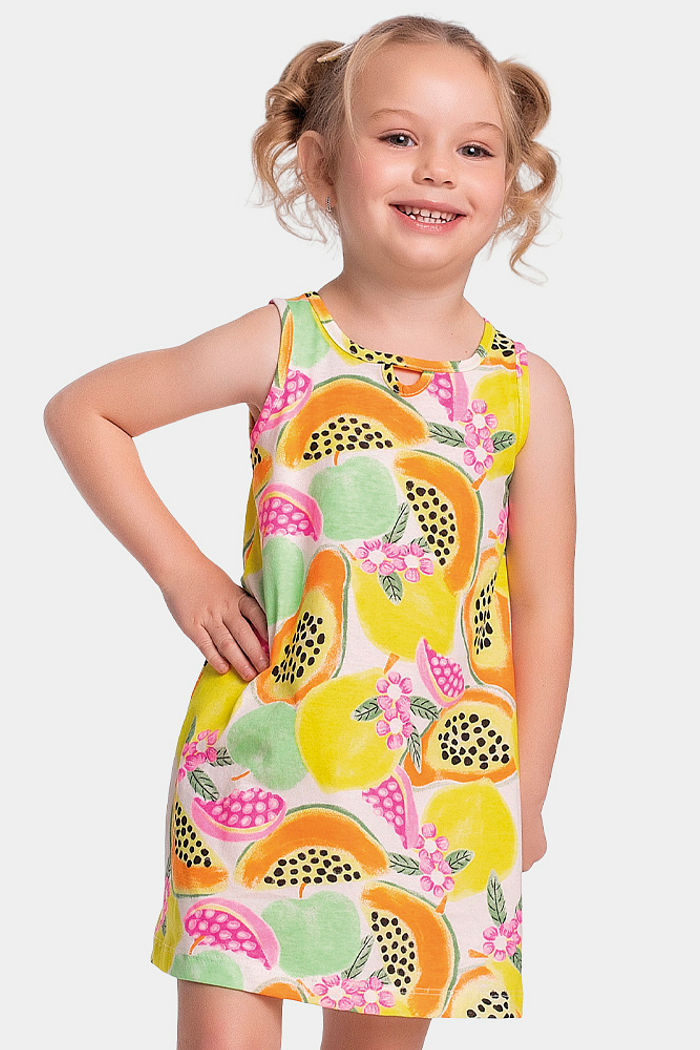 Vestidos de frutas colorido