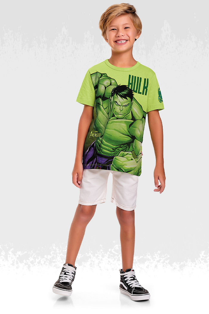Camiseta Anvengers em meia malha