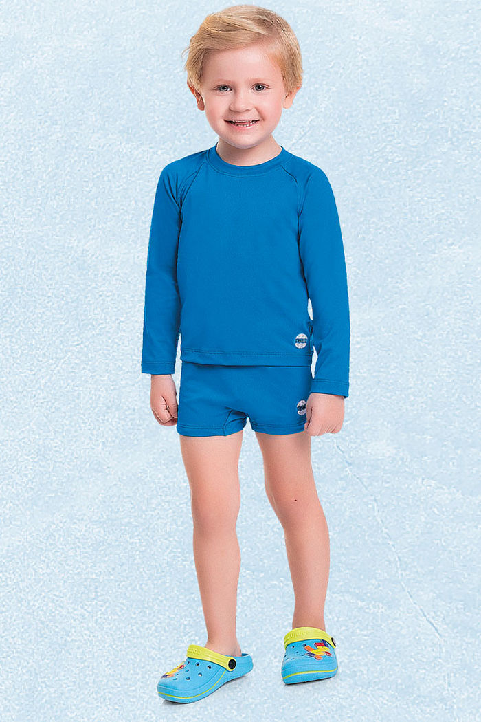 Sunga boxer com forro em cotton poliéster