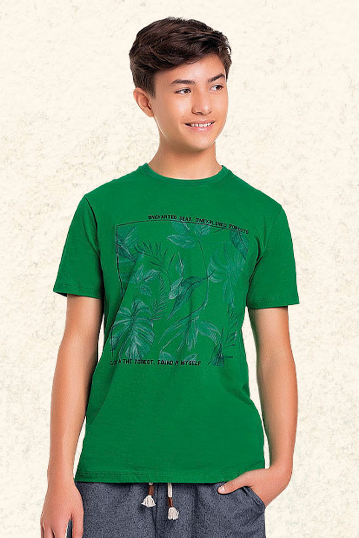 Camiseta em meia malha