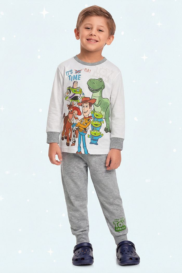 Conjunto pijama blusa manga longa e calça Toy Story