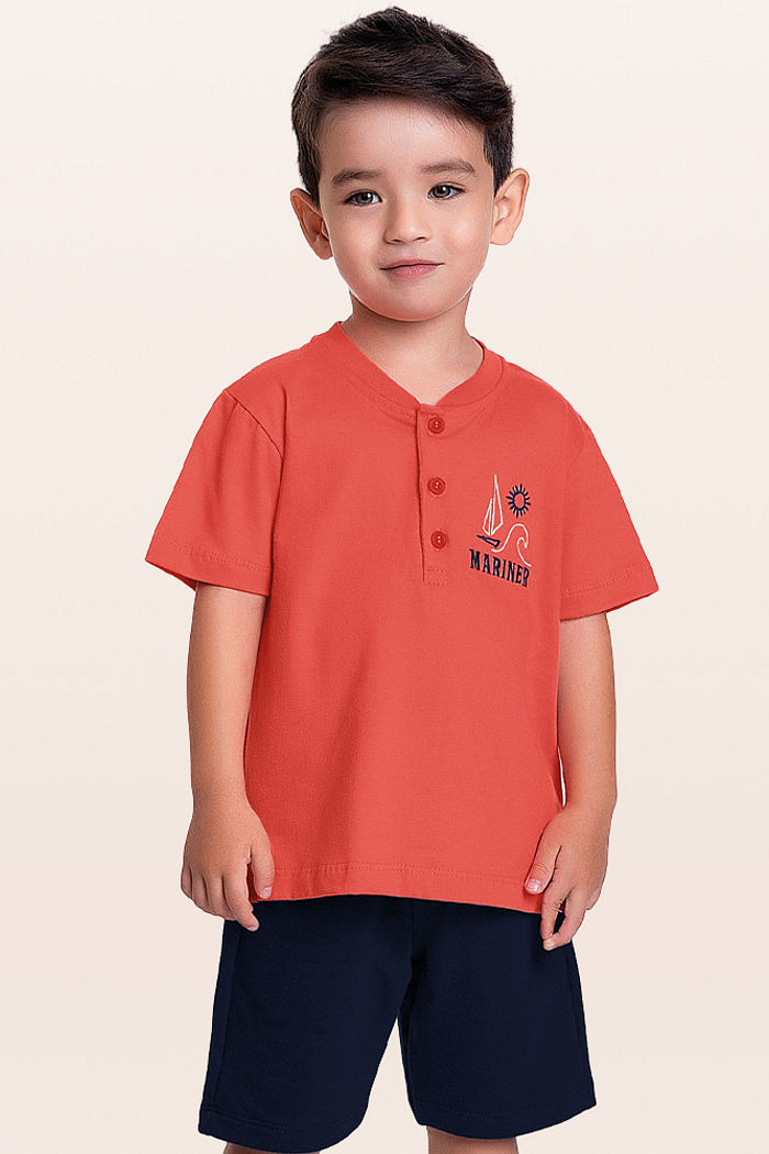 Conjunto camiseta e bermuda mariner