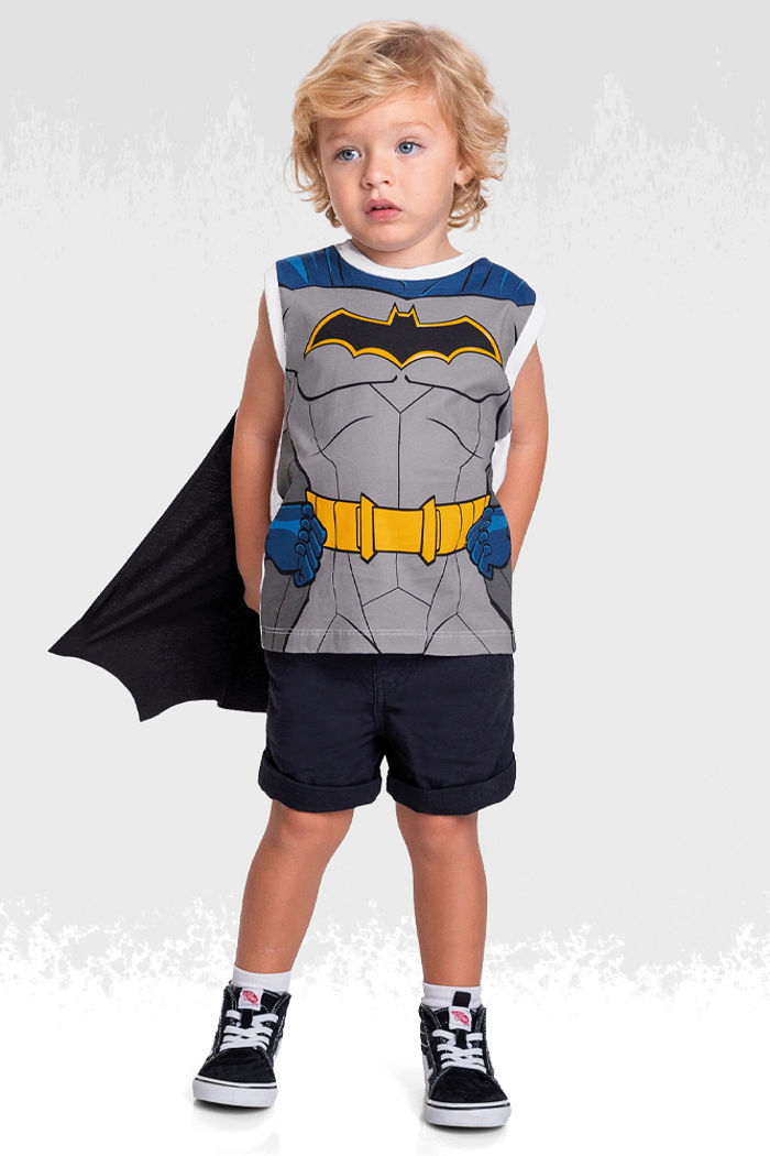 Regata meia malha batman