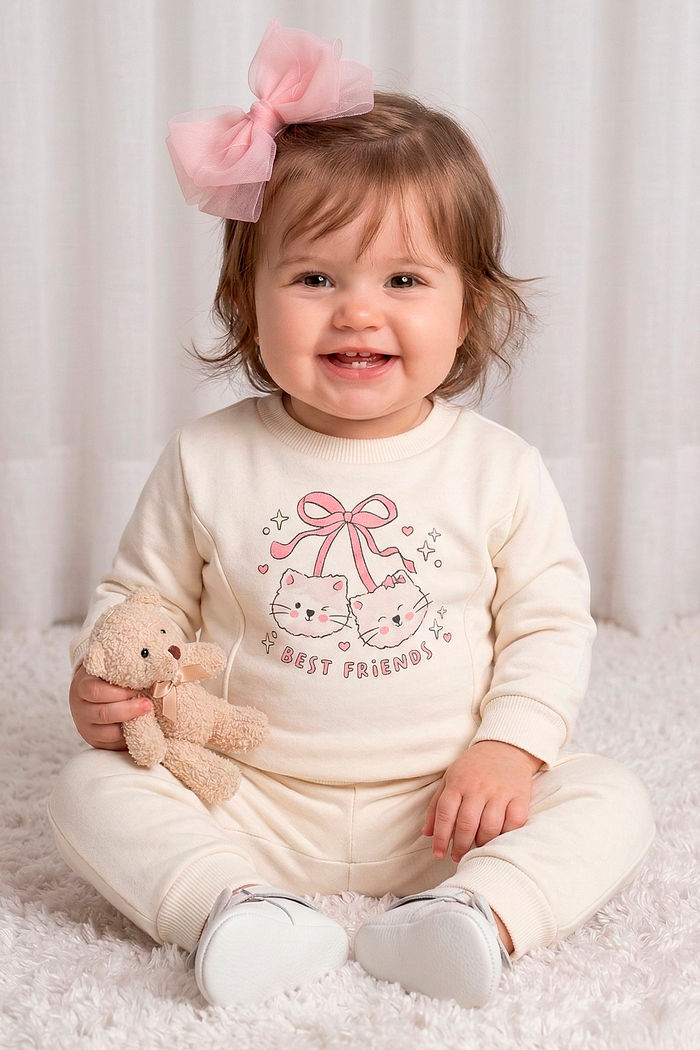 Conjunto blusão e calça moletom