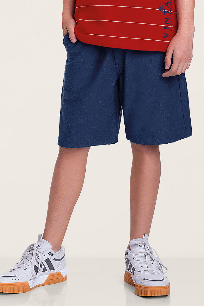 Bermuda básica com tecido eco