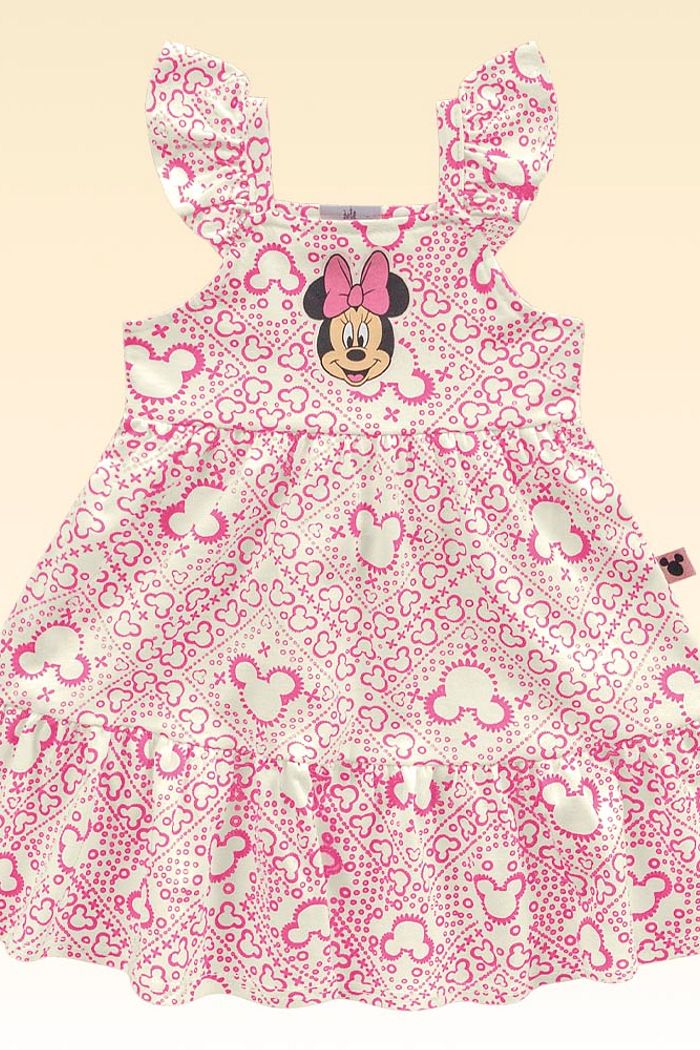 Vestido minnie em meia malha