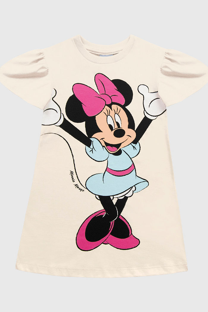 Vestido em meia malha da Minnie