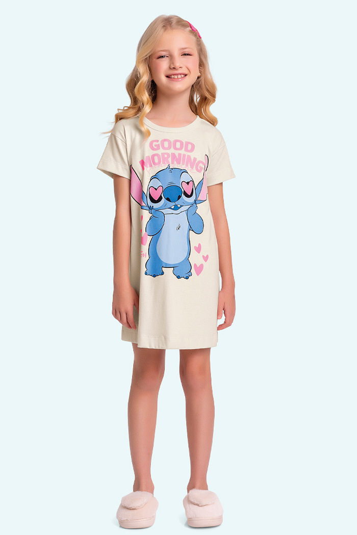 Camisola pijama good morning Stitch
