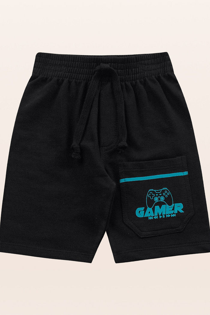 Bermuda em moletinho gamer