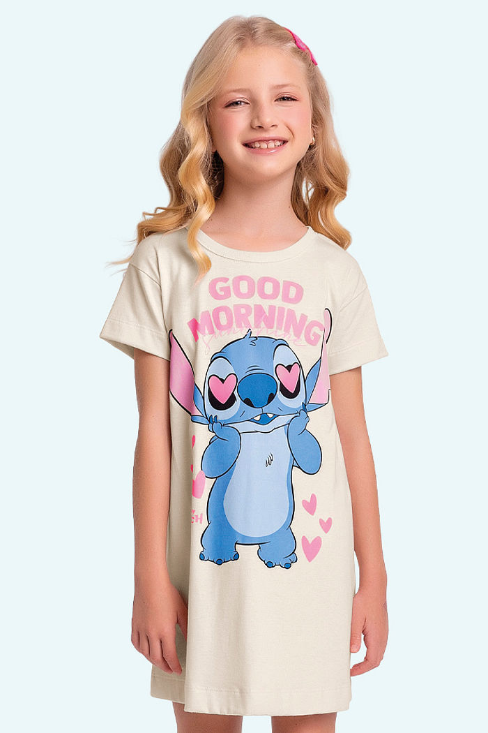 Camisola pijama good morning Stitch