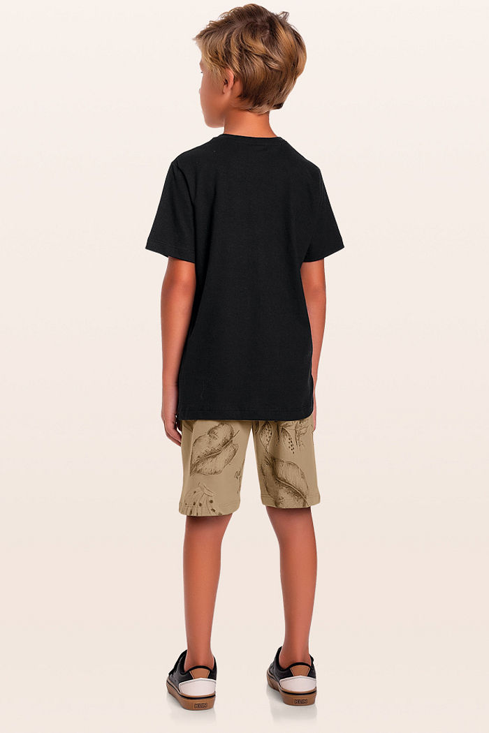 Conjunto camiseta e bermuda nature