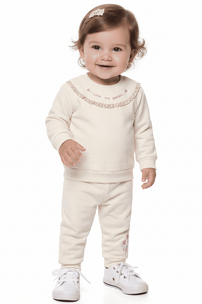 Conjunto blusão e calça moletom