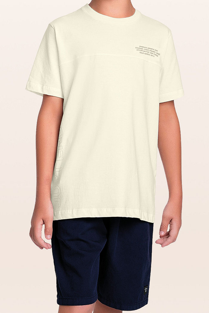 Conjunto camiseta e bermuda just enjoy