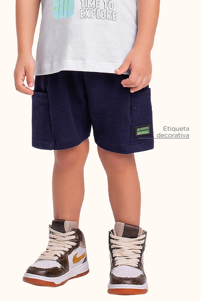 Bermuda em moletinho lótus