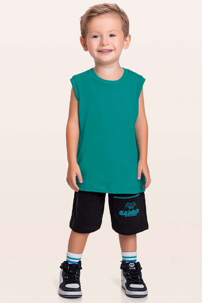 Bermuda em moletinho gamer