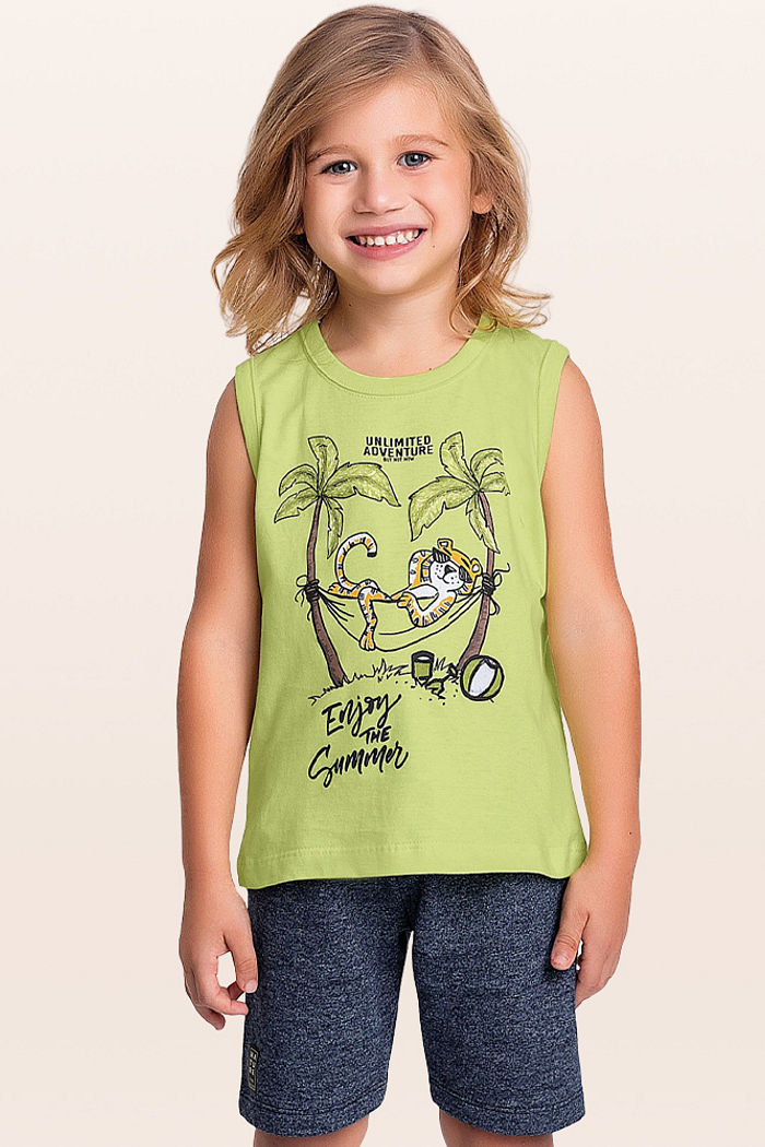 Conjunto regata e bermuda enjoy the summer