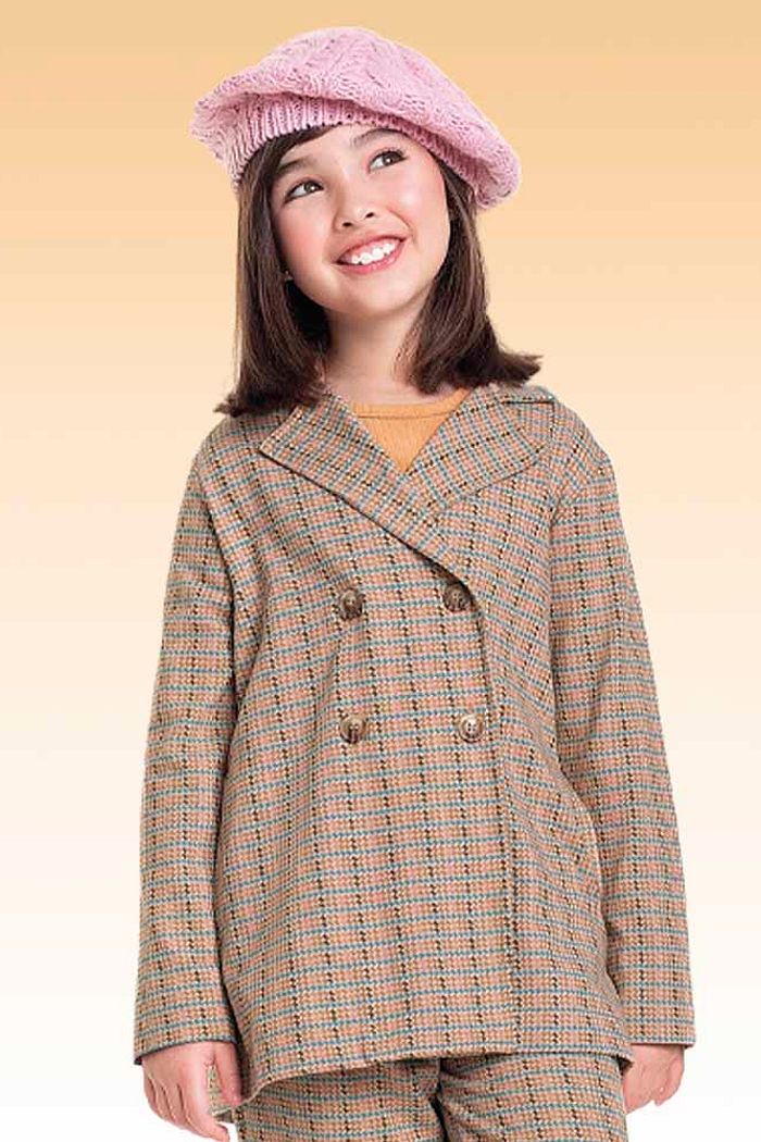 Casaco em stretch denim