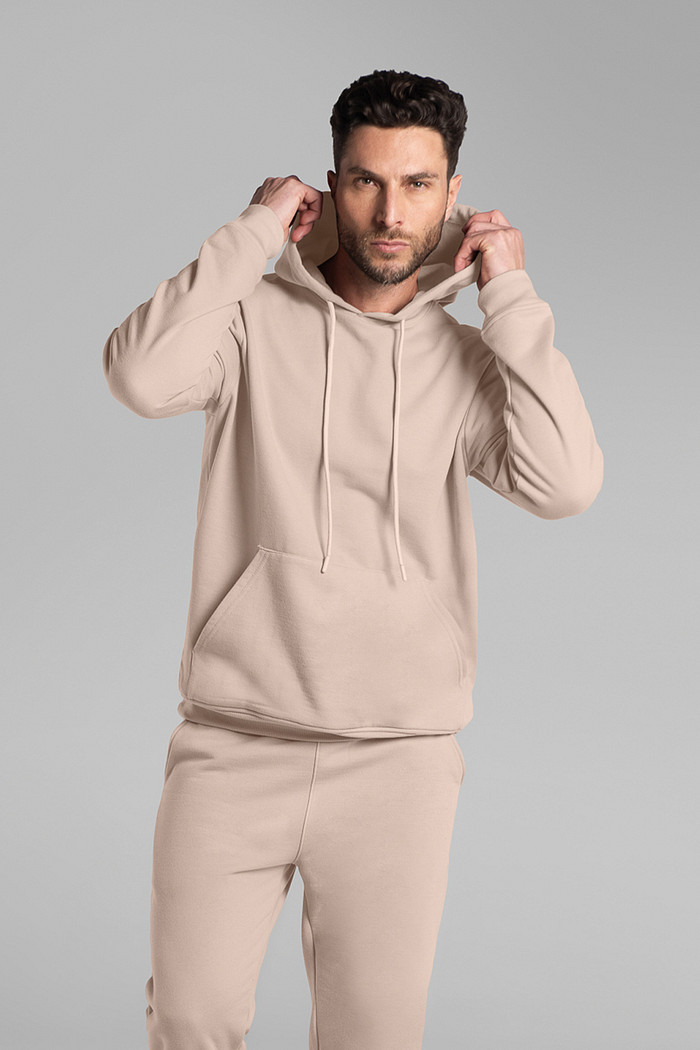 Blusão em moletom com capuz Aurus