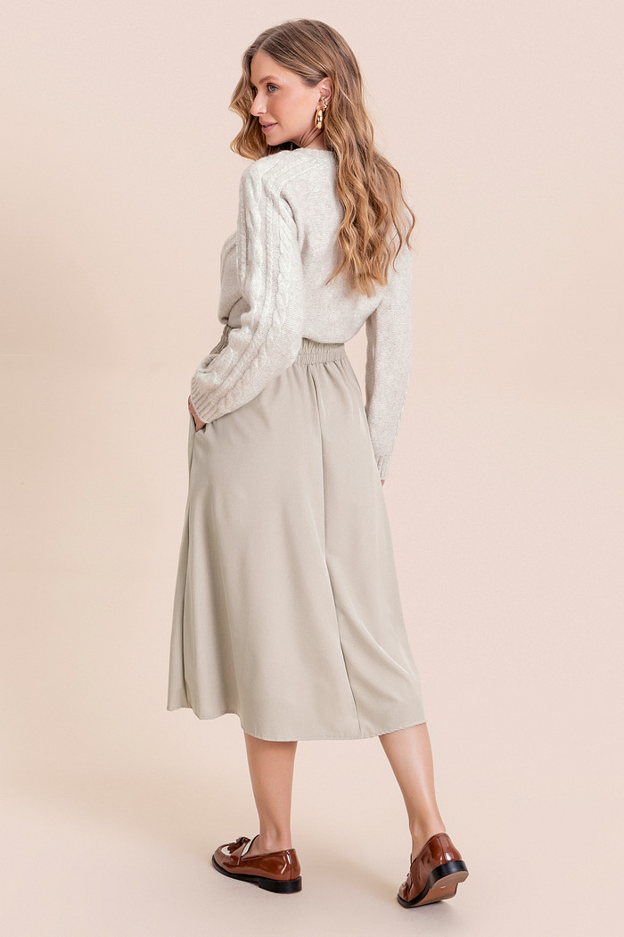 Saia midi alfaiataria Angel