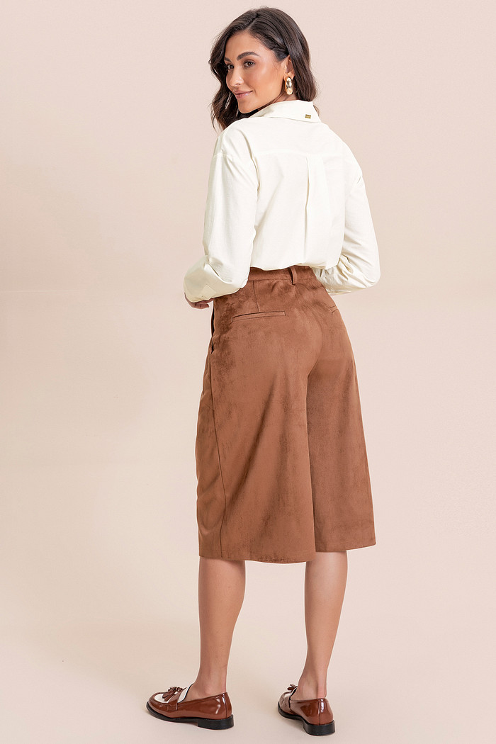 Bermuda de suede Angel