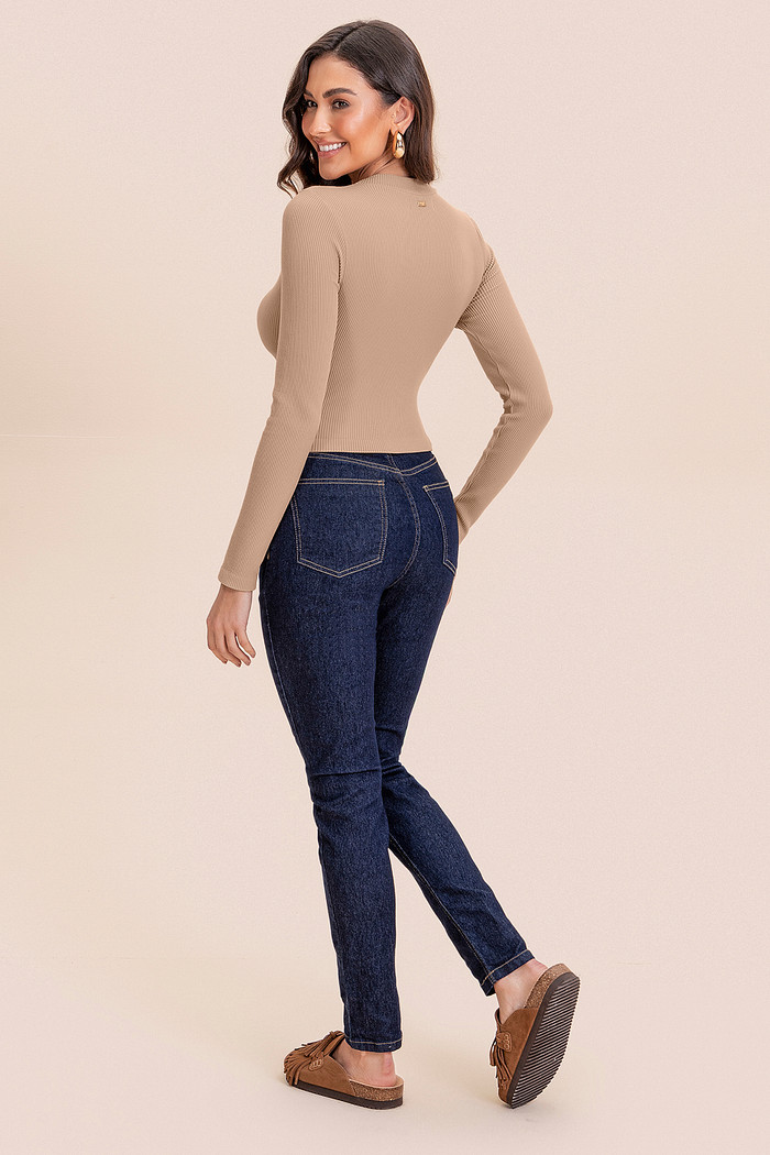 Blusa manga longa Angel Seamless