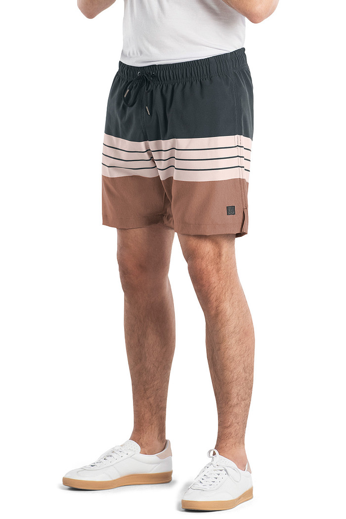 Boardshort em tactel listra Aurus