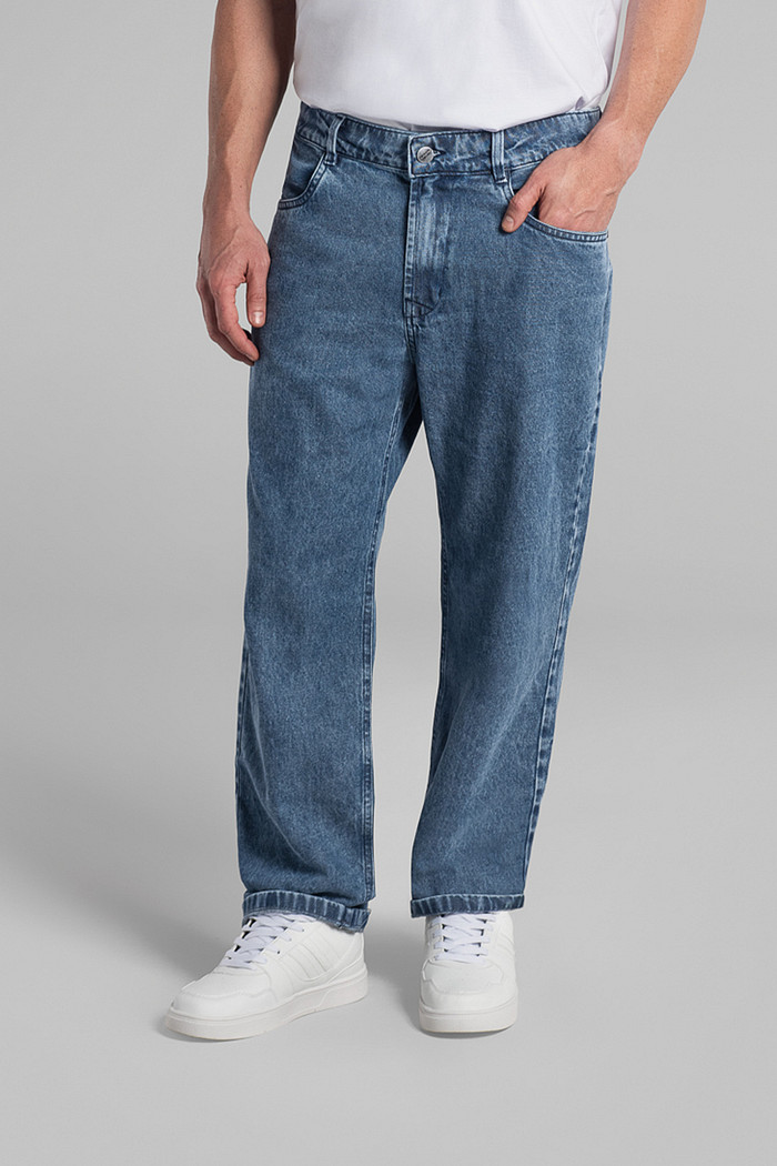 Calça wide denim Aurus