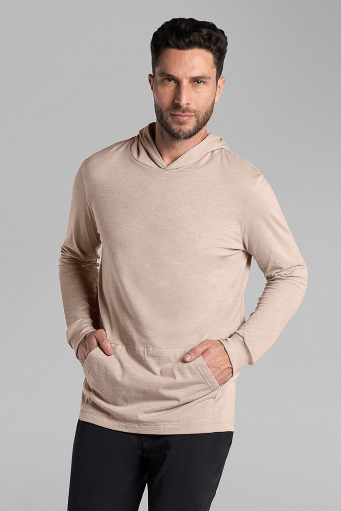 Camiseta manga longa com capuz Aurus