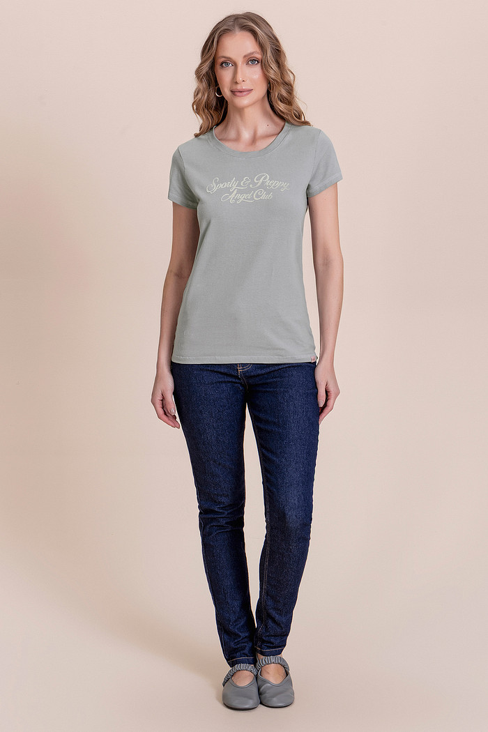 Blusa em meia malha Angel