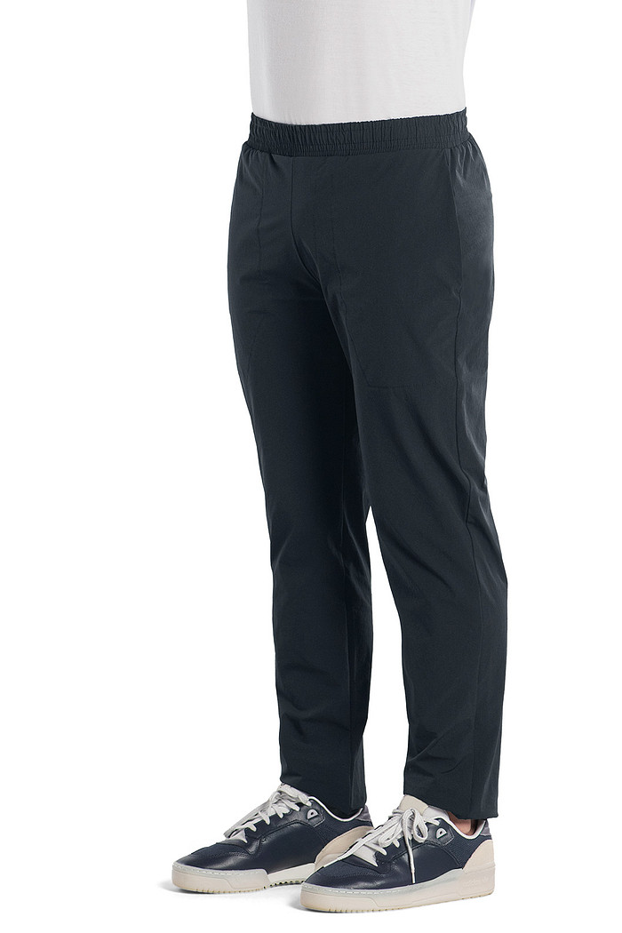 Calça com cadarço interno e bolso em way bi stretch Aurus
