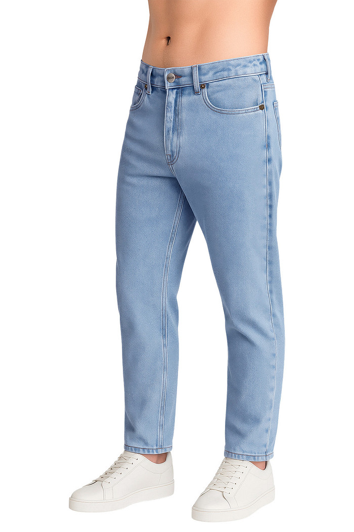 Calça regular em jeans Aurus