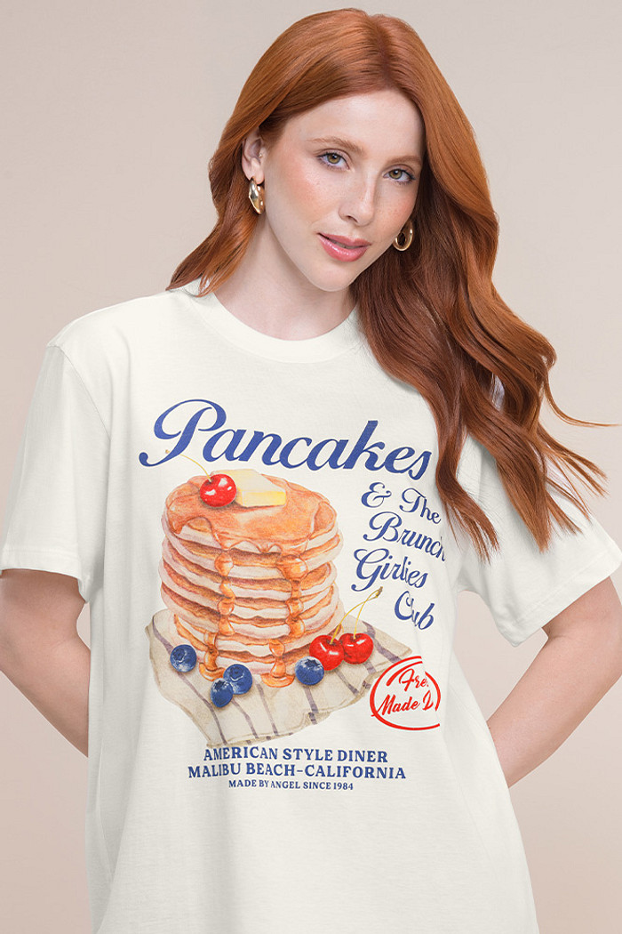 Blusa meia malha food silk