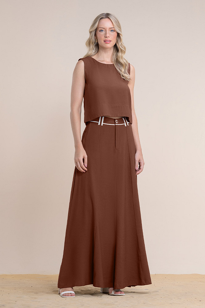 Saia longa alfaiataria