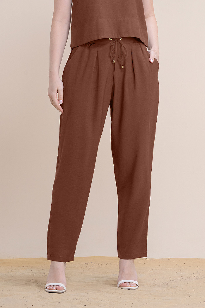 Calça reta alfaiataria Angel