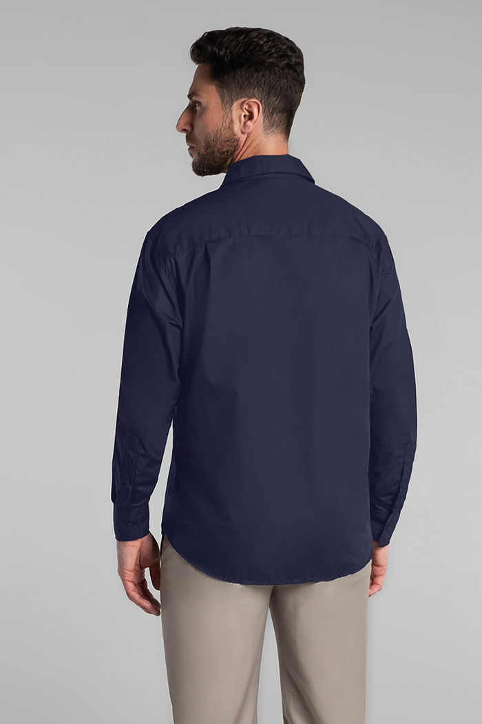 Camiseta manga longa em tricoline Aurus