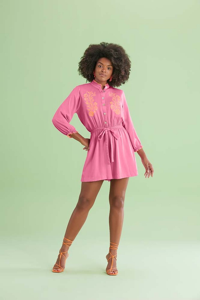 Macaquinho em viscose