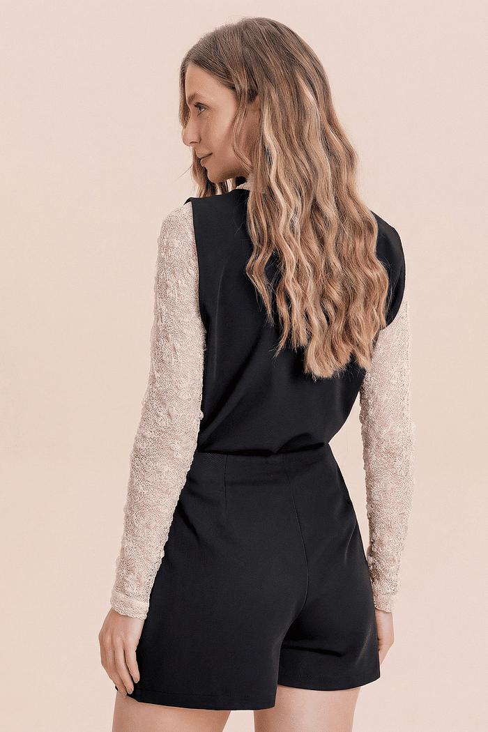 Shorts saia alfaiataria Angel