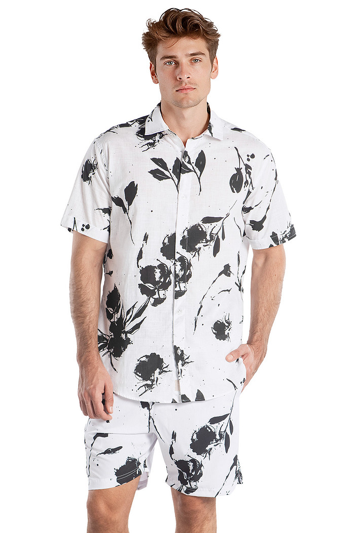 Camisa comfort em tecido verano flamê Aurus