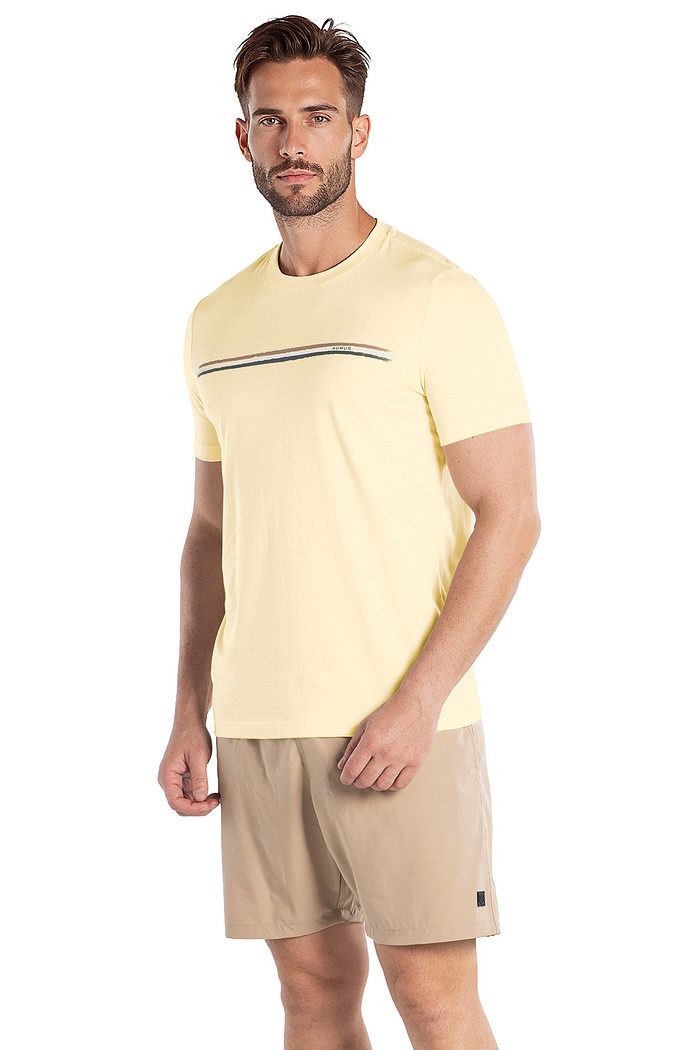 Camiseta comfort em meia malha Aurus