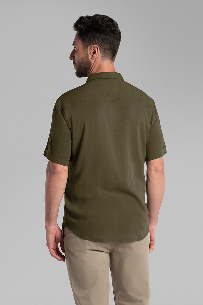 Camisa comfort em viscose slub prime Aurus