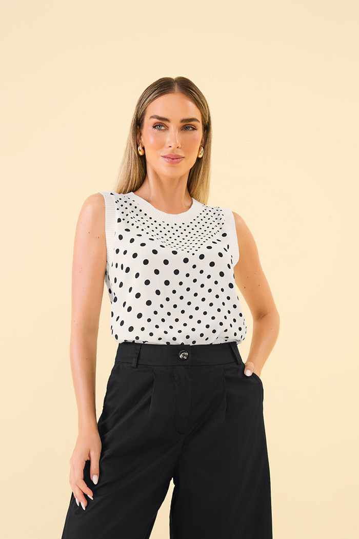 Regata viscose estampada