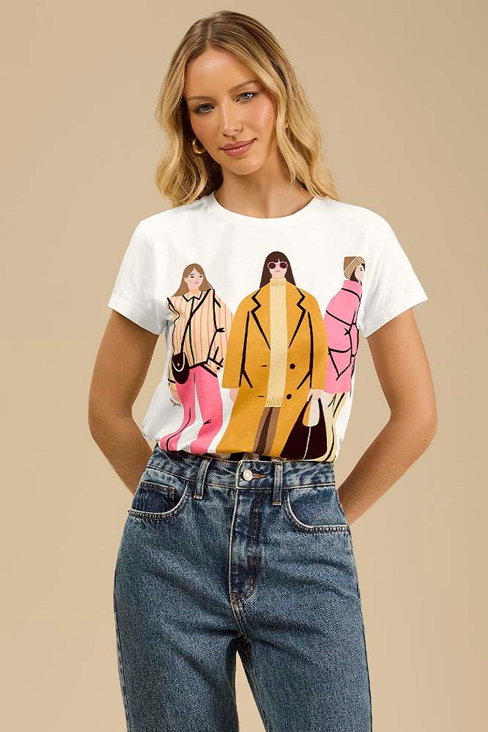 Blusa winter girls em meia malha