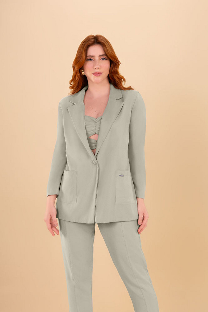 Blazer em alfaiataria