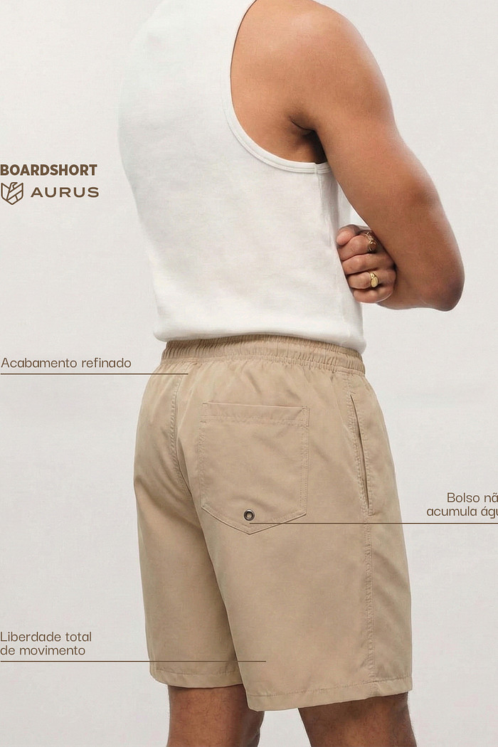 Boardshort com abertura lateral Aurus