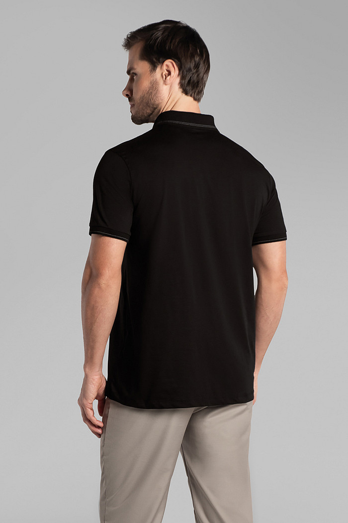 Camisa polo comfort em malha pima Aurus
