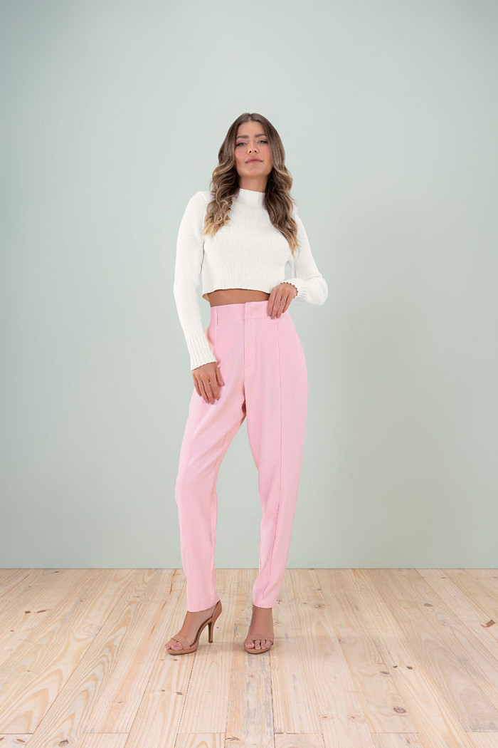 Calça clássica em alfaiataria