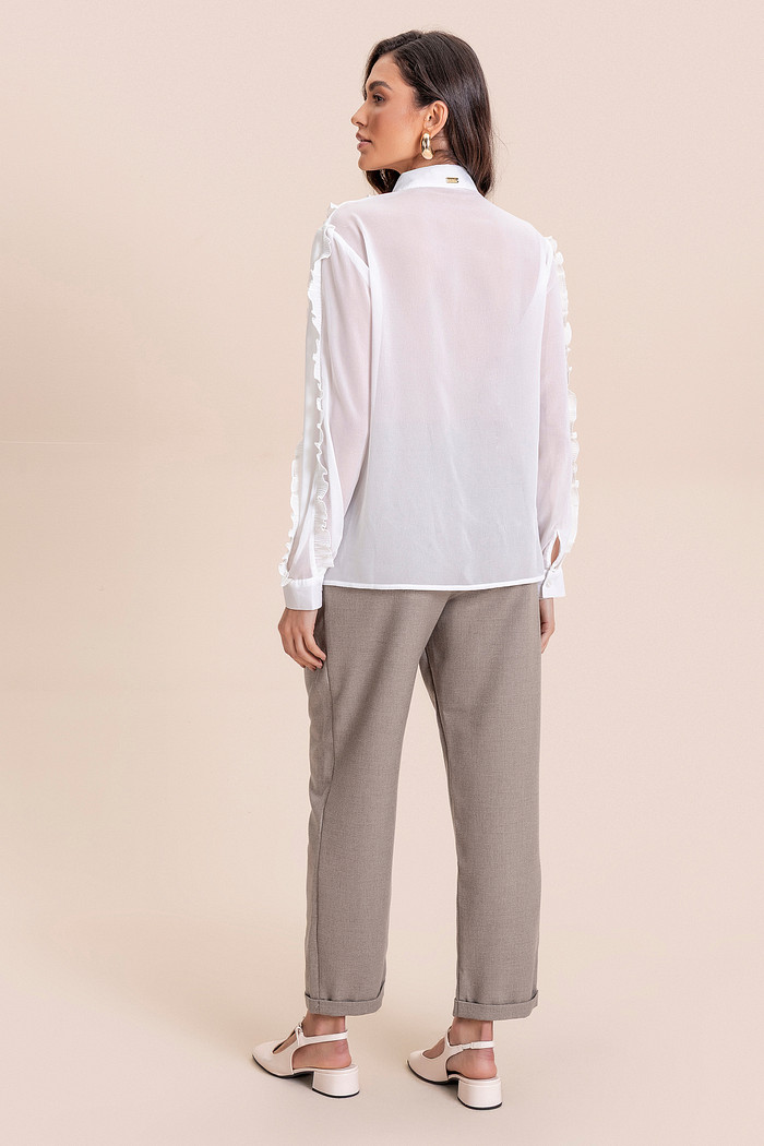 Camisa de crepe Angel