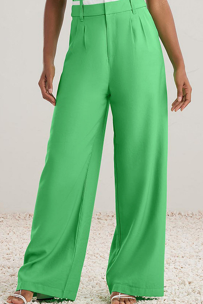 Calça wide leg em alfaiataria